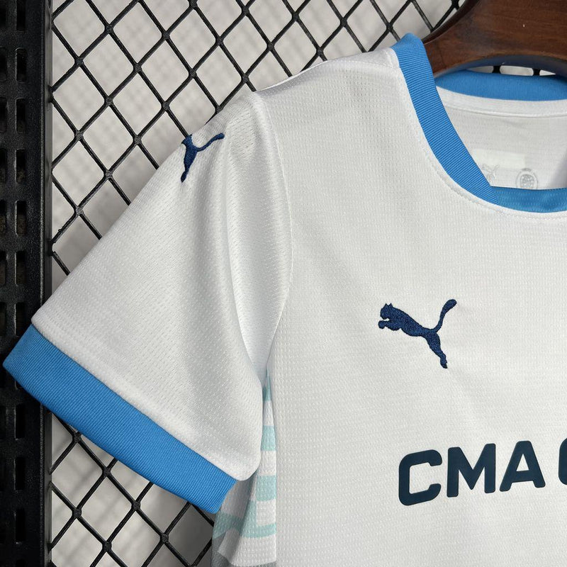 OLYMPIQUE DE MARSEILLE  I 24/25 CONJUNTO INFANTIL